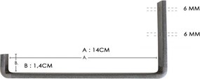 Fali polc, 60 cm – Lam009