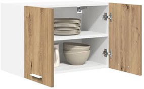 Függő szekrény Riga Artisan tölgy és fehér 60 x 31 x 40 cm