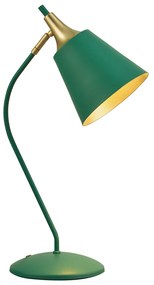 Viokef MENTA elemes, USB töltéssel asztali lámpa, zöld, E27 foglalattal, VIO-4241700