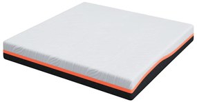 Matrac Fehér és Szürke 200 x 200 cm Hab