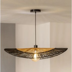 Brilagi - LED függeszték kábellel CERIA BOHO 1xE27/40W/230V Ø 50 cm fekete/barna