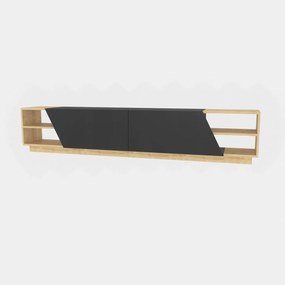 TV szekrény Rhodes - Oak, Anthracite