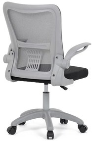 Gyerekszék állítható magassággal, szürke hálós háttámlával. KA-K2008 GREY