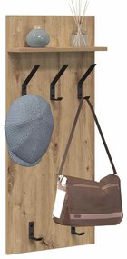 Fali Kabáthorog kézműves tölgy 90 x 40 x 10 cm Faanyag
