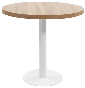 Világosbarna MDF bisztróasztal 80 cm
