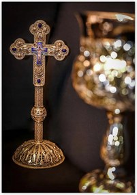 Poszterek 70x100 Arany feszület kereszt