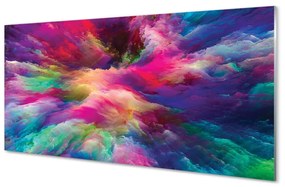 Üvegképek fraktálok színes 120x60cm 2 fogas