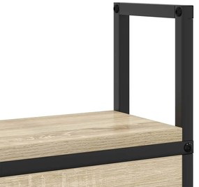 Tárolós Fejtámla Töltő Állomással sonoma tölgy 200 cm Faanyag