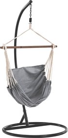 Függő szék, fehér/szürke, LINDO NEW