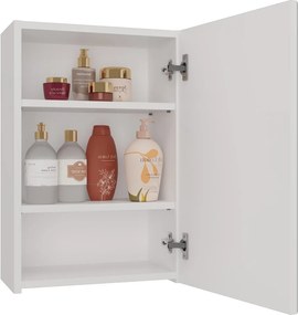 Pola 1DL felső fürdőszoba szekrény, 40x60x22 cm, fehér
