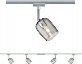 Paulmann URail Blossom Rauch matt króm, 4x G9, izzók nélkül