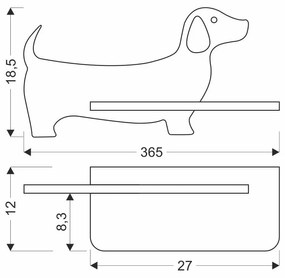 Rózsaszín gyerek lámpa Dog – Candellux Lighting