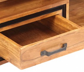 tömör akácfa dohányzóasztal 100 x 45 x 33 cm