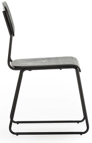 Fekete étkezőszék szett 2 db-os Aira – Marckeric