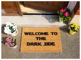 Welcome to the Darkside természetes kókuszrost lábtörlő, 40 x 60 cm - Artsy Doormats