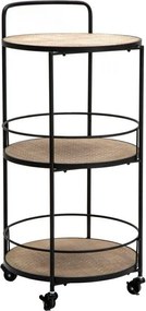 Fém gurulós zsúrkocsi 41,5x40 cm Arex – Mauro Ferretti