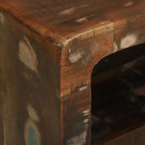 TV szekrény 80x32x36 cm Tömör újrahasznosított fa