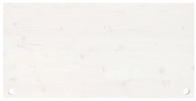 fehér tömör fenyőfa asztallap 110 x 55 x 2,5 cm