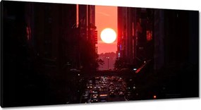 Festmények 115x55 Kilátás Tájkép