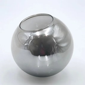 Felületre szerelhető csillár  MALENA 6xE14/5W/230V matt króm/füstös