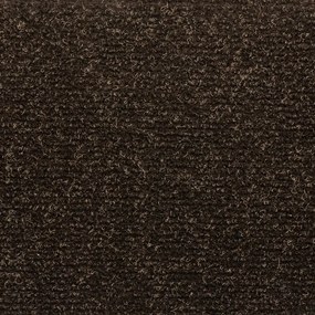 10 db öntapadós lépcsőszőnyeg 65 x 21 x 4 cm sötétbarna félkör alakú nagy