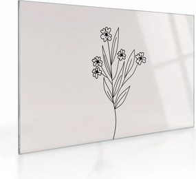 Üveg kép - Mező Virág N⁰1 (70x50 cm)
