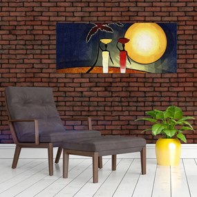 Egy ősi festmény képe (120x50 cm)