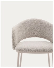 Elefántcsont színű bárszék (ülésmagasság 65 cm) Maina – Kave Home