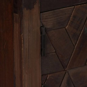 tömör újrahasznosított fa TV-szekrény 140 x 30 x 45 cm