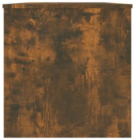 füstös tölgy színű szerelt fa dohányzóasztal 102 x 50 x 52,5 cm