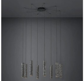 Eglo 39824 - LED Csillár zsinóron MENTALONA 8xGU10/4,5W/230V