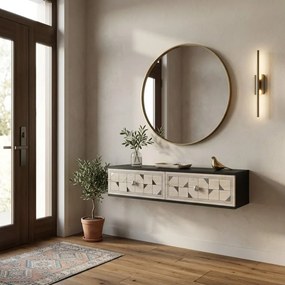 Moka 120 - Anthracite, Travertine, Silver