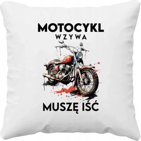 Motorkerékpár hív, mennem kell Párna Motorosnak