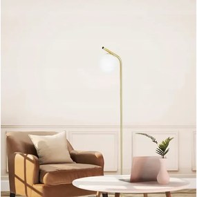 Állólámpa 1xE27/40W/230V arany/fehér