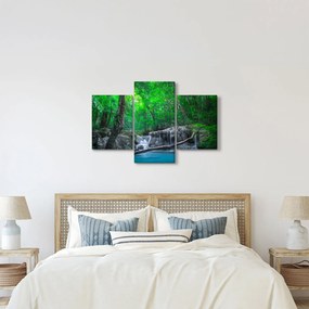 Kép - Erawan vízesés, Kanchanaburi, Thaiföld (90x60 cm)