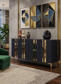 Mia 120 - Anthracite, Gold