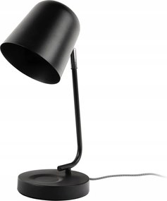 Asztali Lámpa Állítható Fém Fekete Klasszikus Asztali Lámpa 38,5 cm magas
