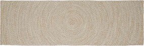 vidaXL Területszőnyegek Természetes és Fehér 60 x 200 cm Juta