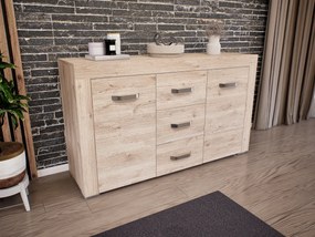 Luxara III. Komód (Fehér Tölgy) modern