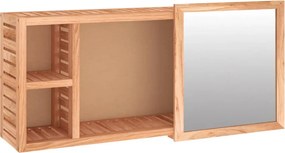 vidaXL tömör diófa faliszekrény 80 x 17 x 34 cm