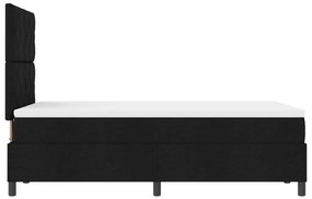 Boxspring ágy matraccal Fekete Kislábas Szövet