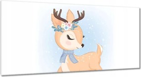 Vászonkép 115x55 Gyönyörű őzike Szarvas