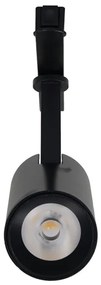 LED spotlámpa MAGNETIC TRACK 10W 48V fekete sínrendszerhez