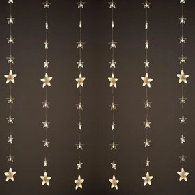 Aca Lighting karácsonyi fények 144 Led függöny 8 szál 18 LED-ből meleg fehér