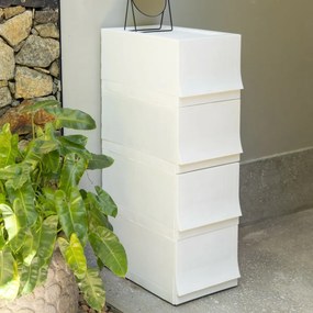 Wave Junior Snow moduláris tárolódoboz kerekek nélkül 43,4 x 27,2 x 22 cm, keskeny - 1 fiók
