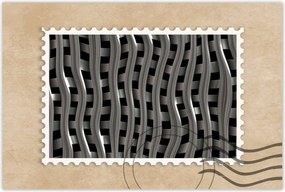 Poszterek 60x40 Ezüst hullámok