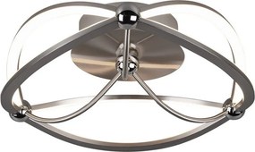 TRIO 621210107 CHARIVARI Modern LED Mennyezeti Lámpa Ezüst LED IP20