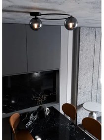 Mennyezeti lámpa SOPRA 2xE14/10W/230V fekete