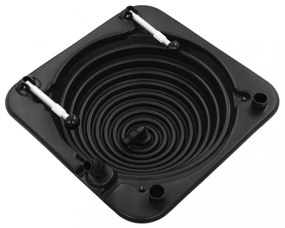 5 db HDPE és alumínium napelemes medencefűtő 75 x 75 x 36 cm