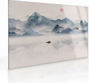 Kép - Kék-hegyi völgy (üvegen) (70x50 cm)
